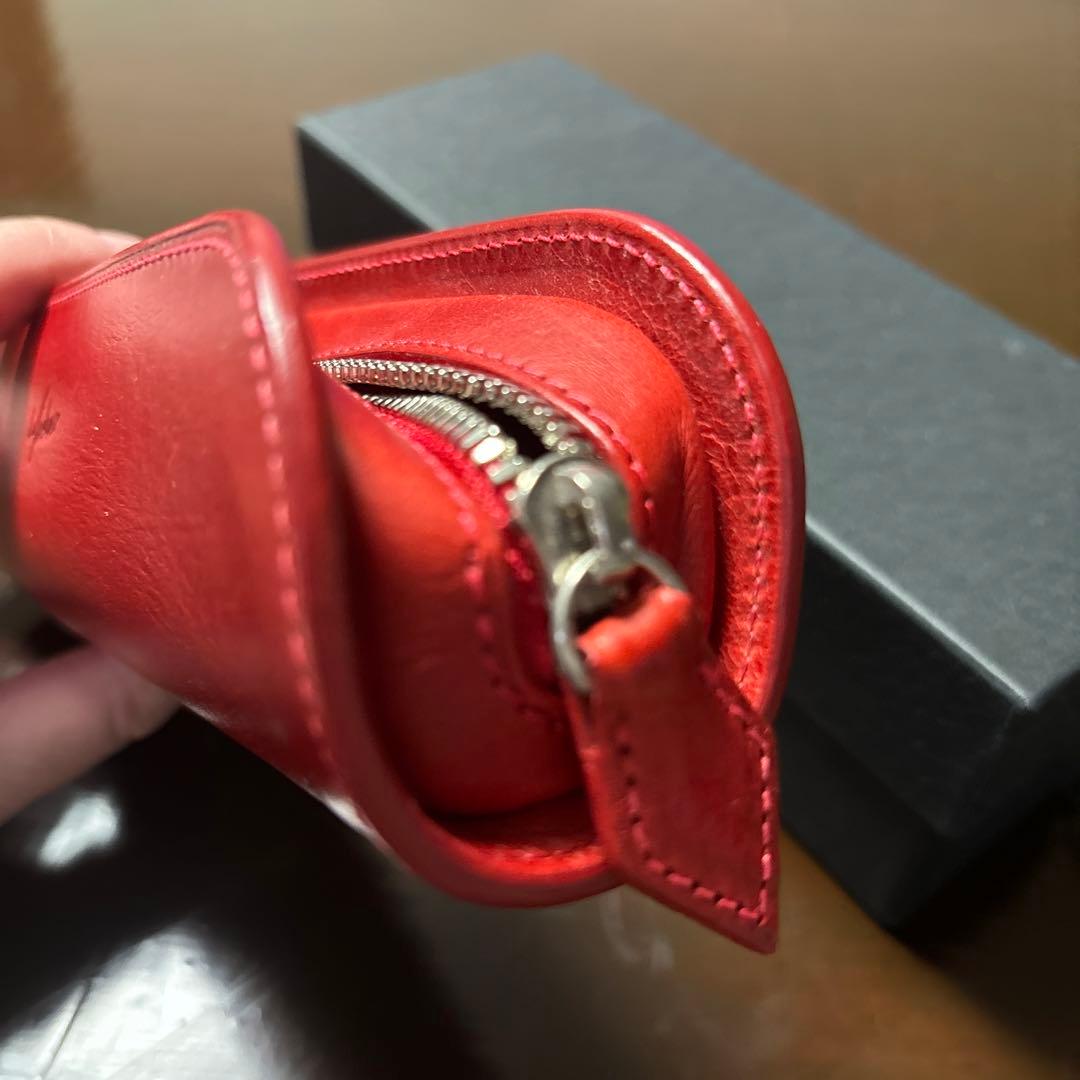 ルボナー デブペンケース　ブッテーロ赤