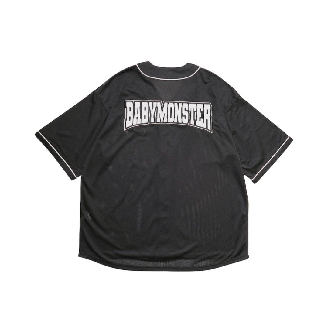 BABYMONSTER ブラック ベースボールシャツ　Lサイズ