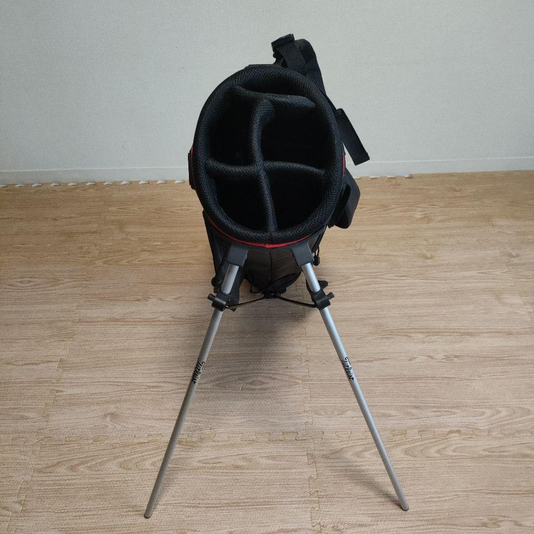 Titleist ゴルフバッグ ブラック 5分割　スタンド付