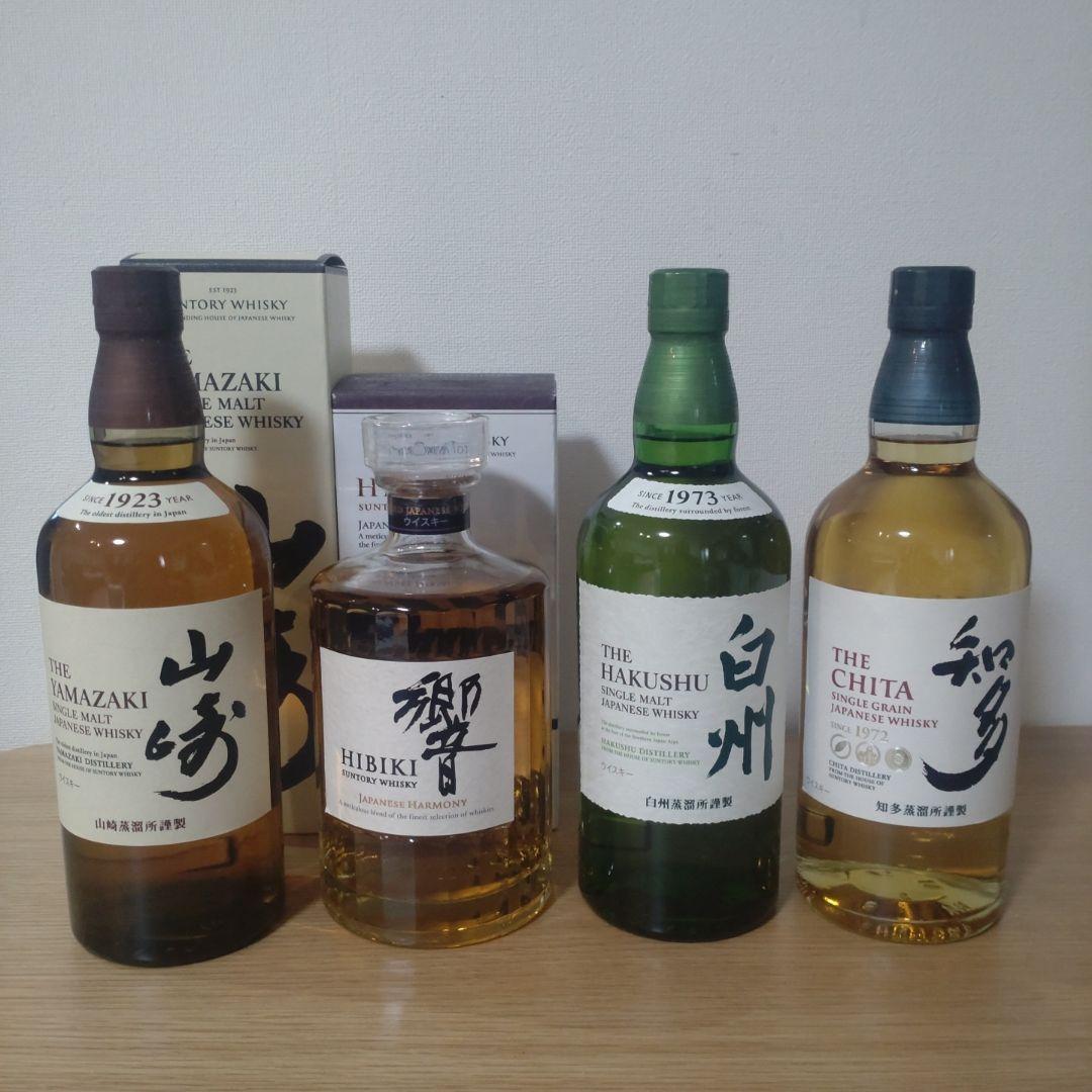 山崎・響・白州・知多ウイスキーセット