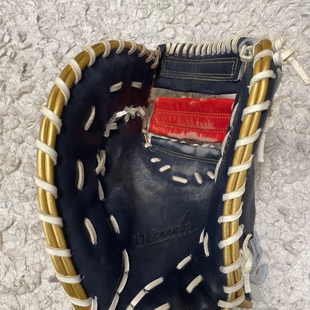 【美品&希少】左利き ウィルソン ワナベヒーロー ファーストミット 軟式