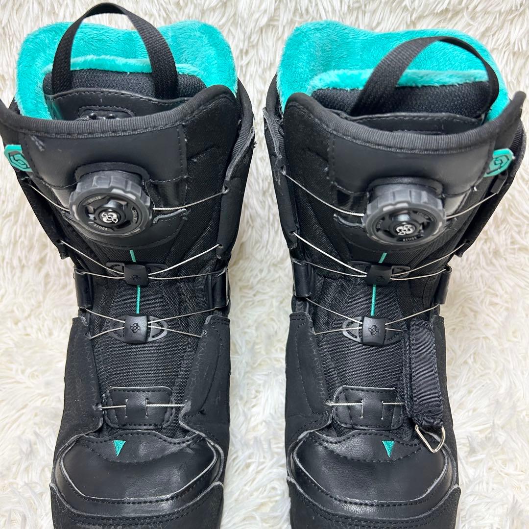 SALOMON スノボ　レディース　スノーボードブーツ 23cm 水色