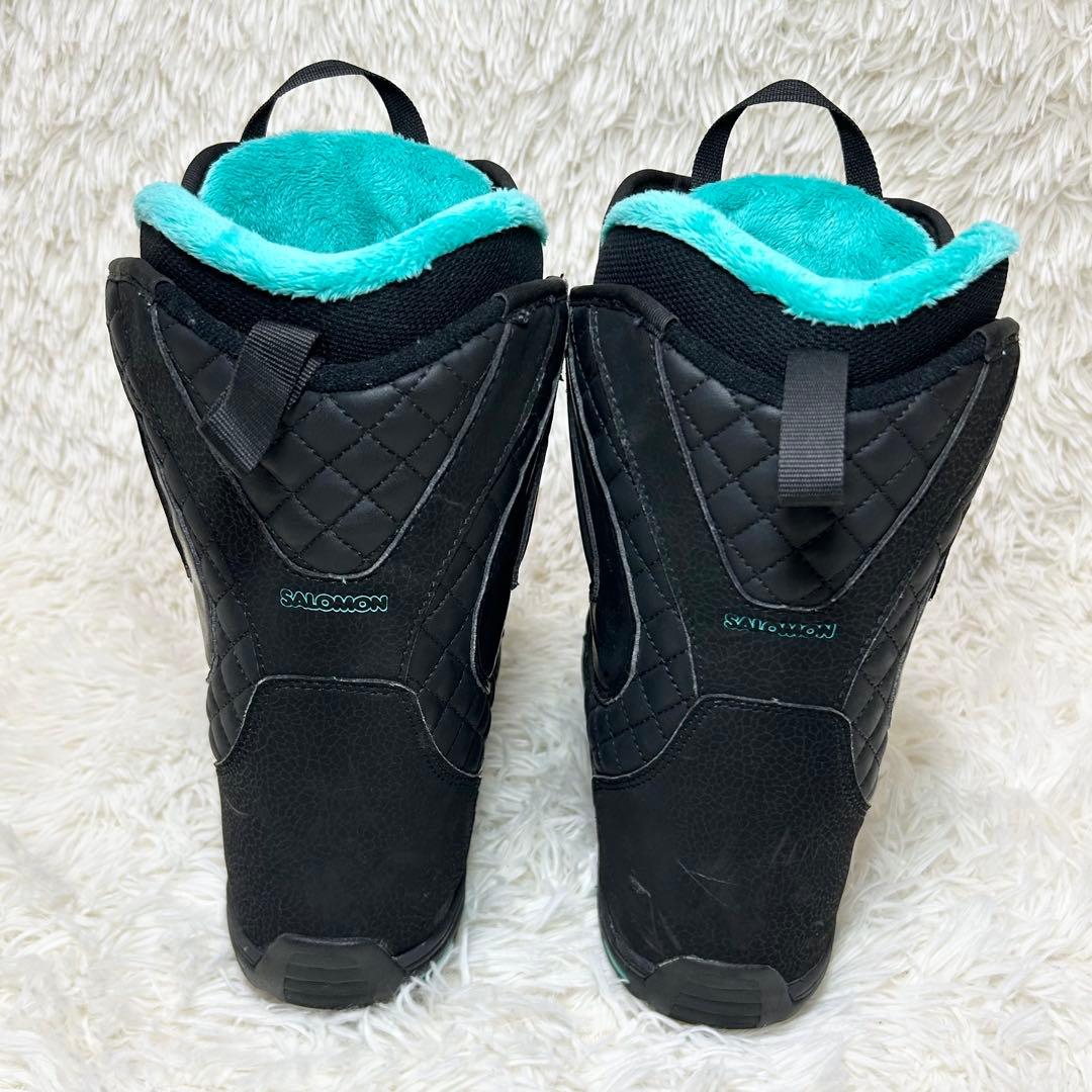 SALOMON スノボ　レディース　スノーボードブーツ 23cm 水色