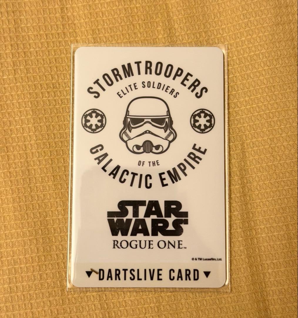 希少 ダーツライブカード スターウォーズ コラボ ストームトルーパー