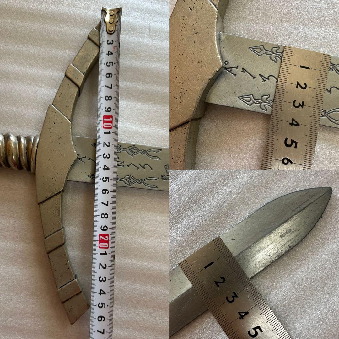 金属製 模造刀 西洋剣 コスプレ 鞘付き長さ約122cm 重さ約2.7kg