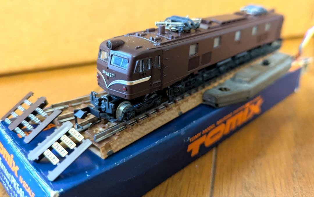 【中古】鉄道模型Nゲージ　車両各種&レールセット（EF58・キハ82他）