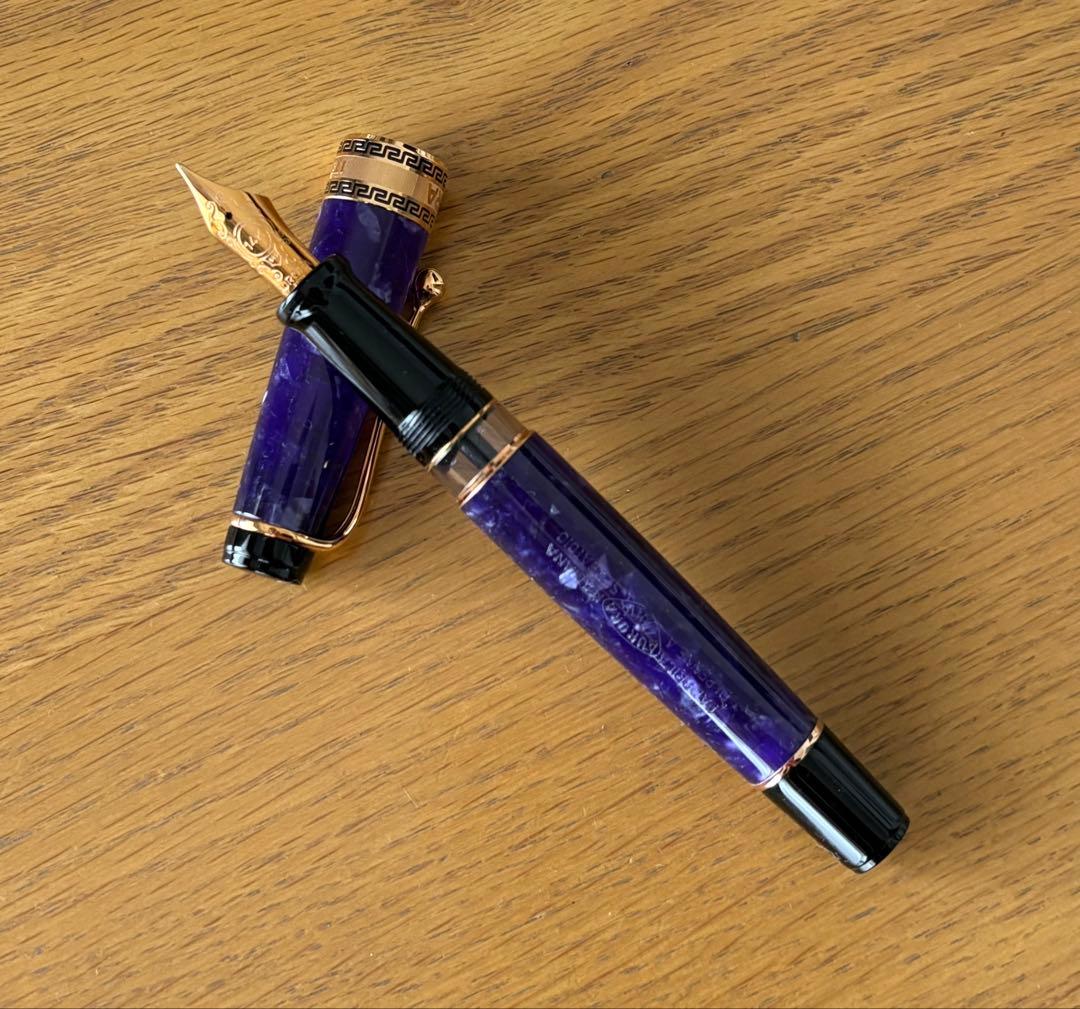 アウロラ オプティマ 万年筆 ヴィオラ F 細字