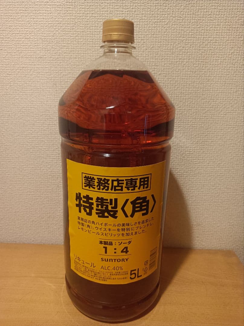 SUNTORY 特製〈角〉 ウイスキー 5L
