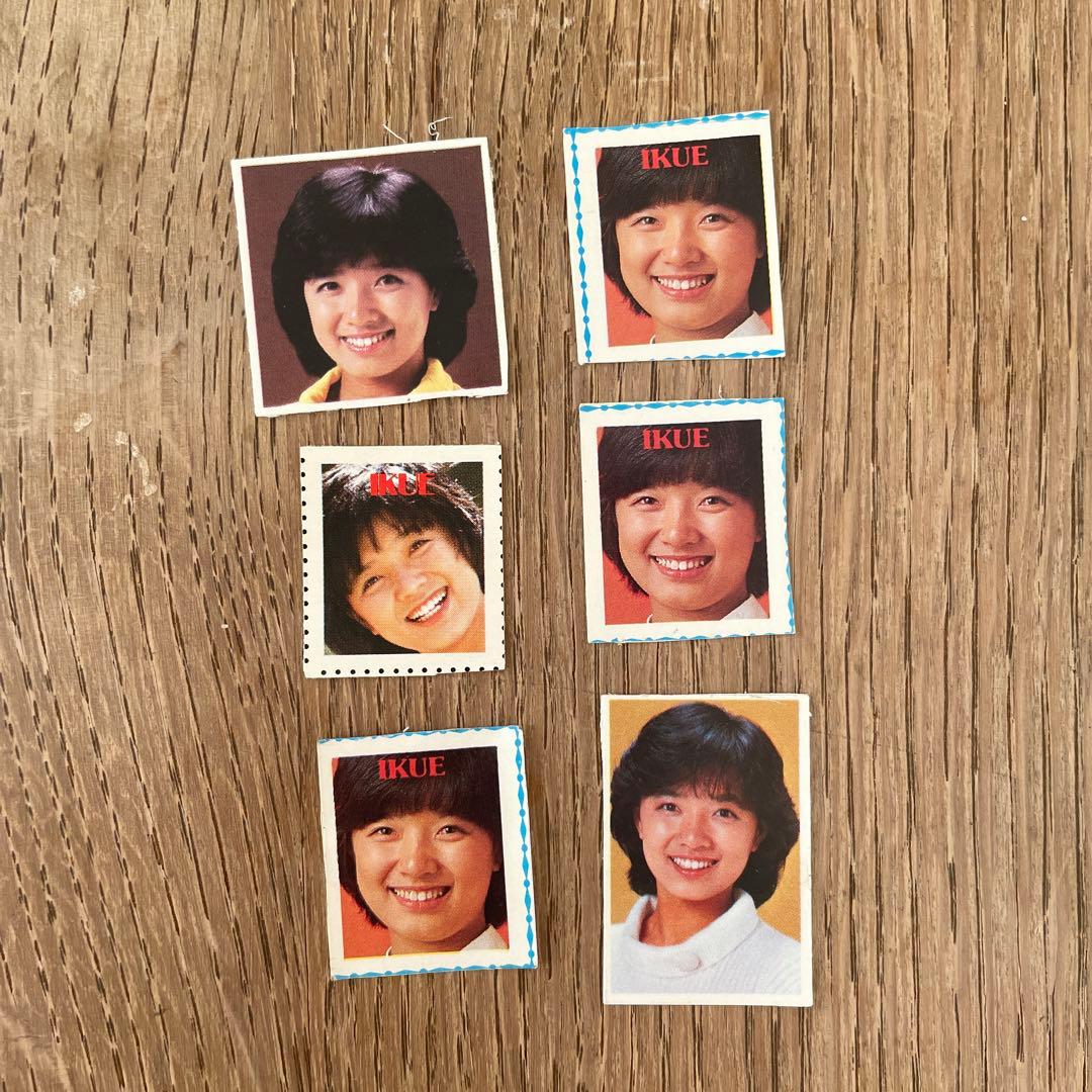 昭和 アイドル シール 山口百恵 松田聖子 桑田佳祐 近藤真彦 水谷豊