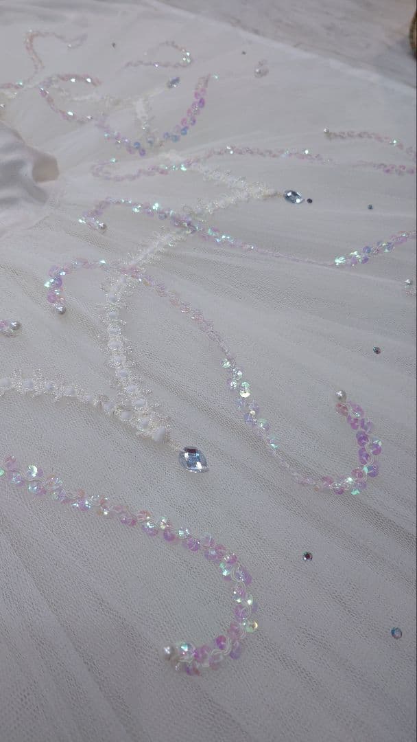 【ニキヤ、オデット】 チャコット・バレエ衣裳 袖飾り付き・美品 Ｍサイズ