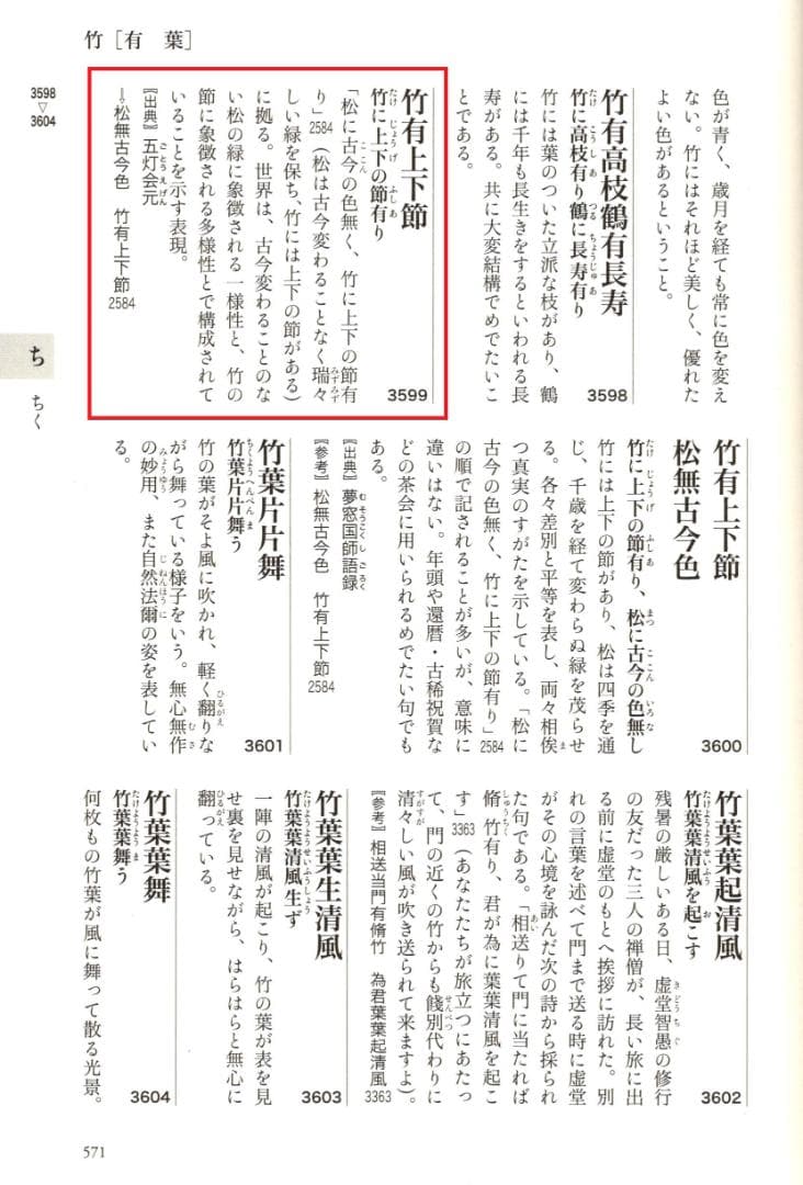 大徳寺515世管長 藤井誡堂自筆書『竹有上下節』掛軸（共箱）