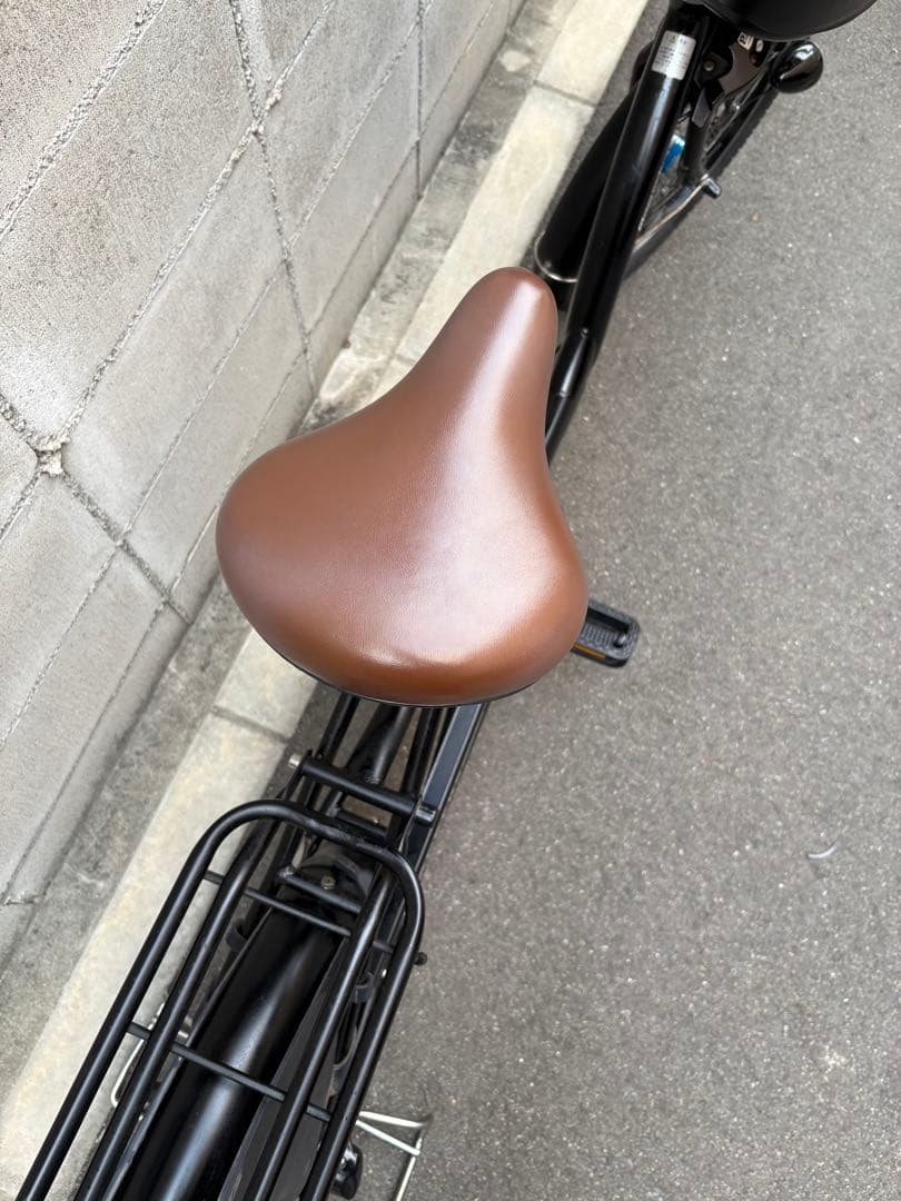 前子乗せ　自転車　ブラック