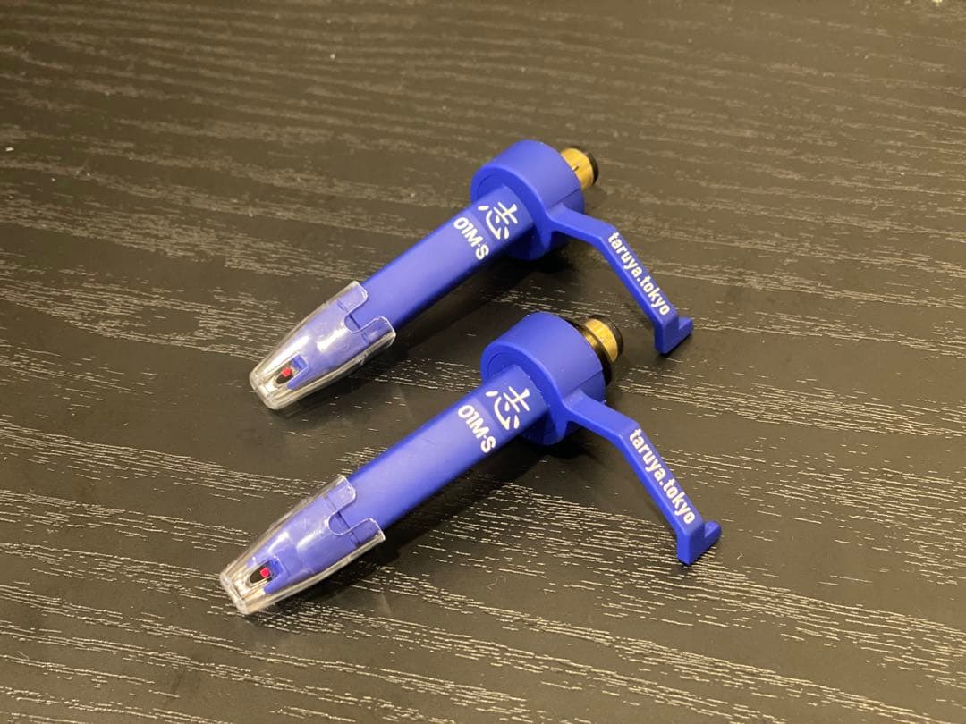 ケース付き！ ほぼ新品 樽屋 レコード針 青針 サファイア TW01M-S