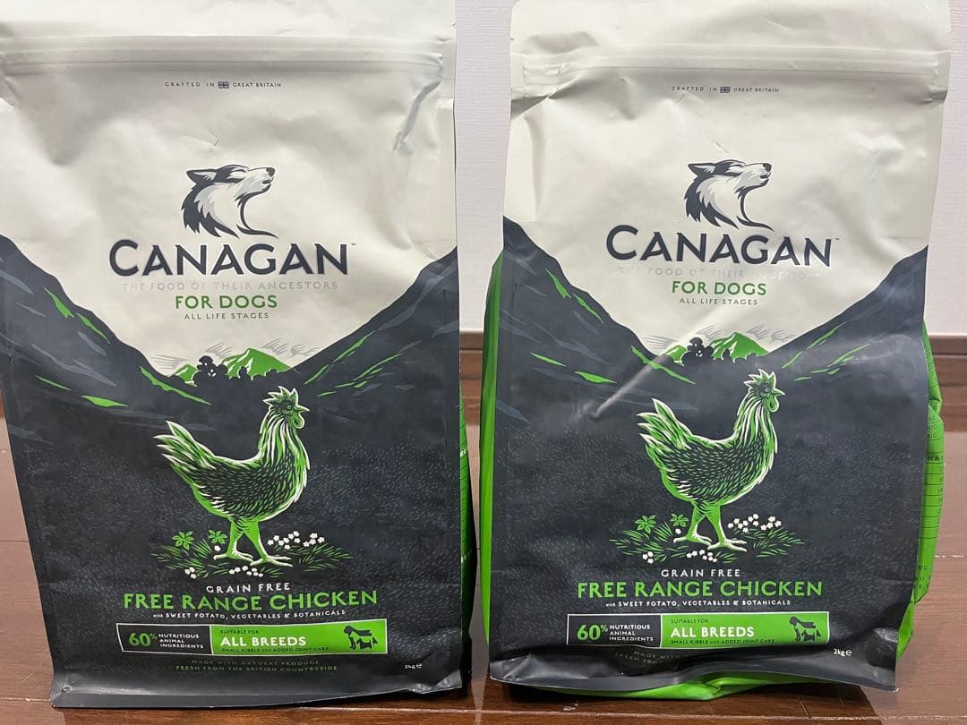 カナガン　ドッグフード　2kg 2パック