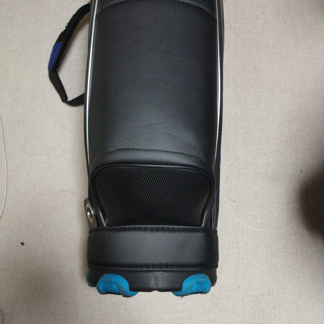 le coq sportif キャディバッグ ブラック/ブルー