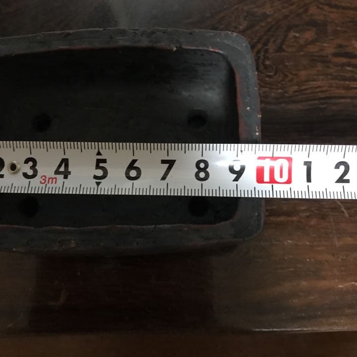 盆栽鉢　絶品時代ミニ盆栽鉢秀峰切り立長方鉢山野草寄せ植小鉢植木鉢