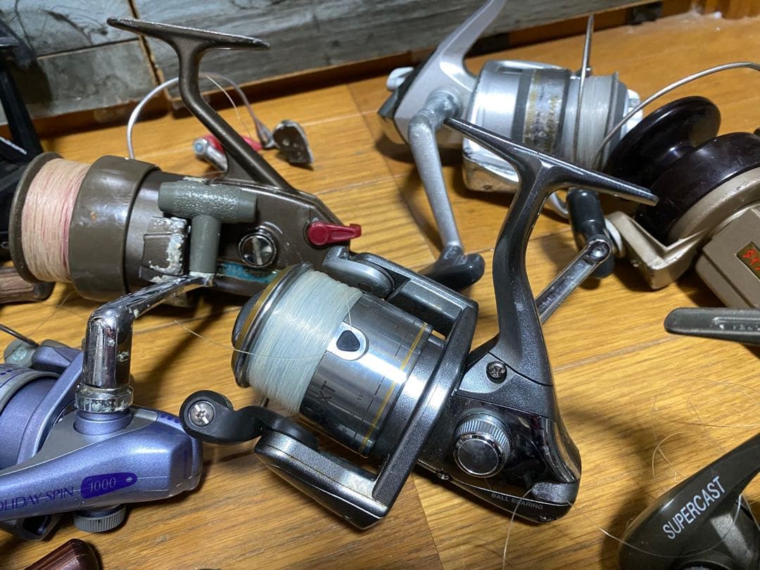 ★スピニング　大量ジャンク扱い　全24台セット！　オ一ルド　1台340円！