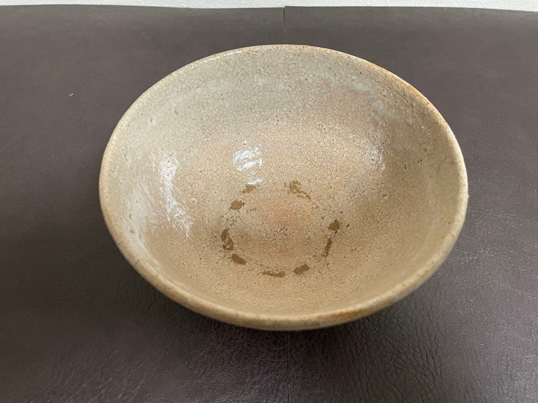 中里重利　唐津井戸茶盌　共箱　茶碗　唐津焼　茶道具