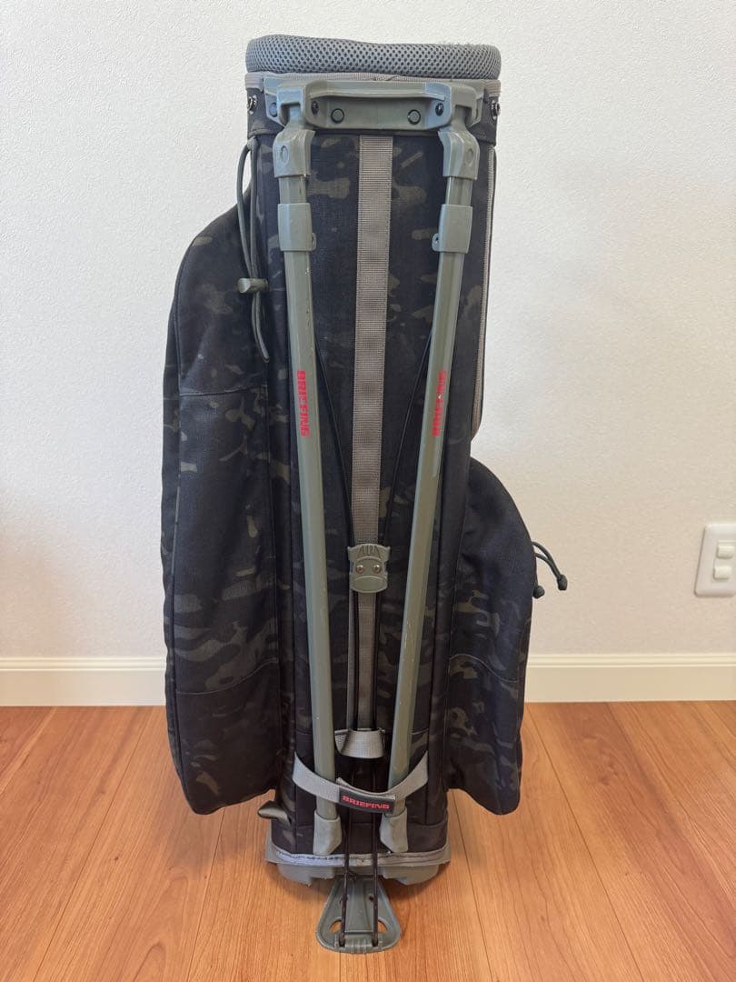 限定品！ブリーフィング CR-4 キャディバッグ ブラックカモWOLF GRAY
