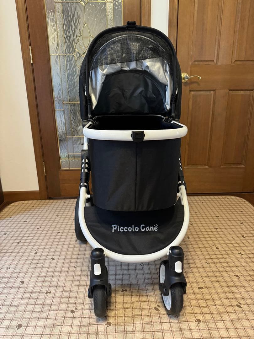 Petique ペットカート ブラック/ホワイト