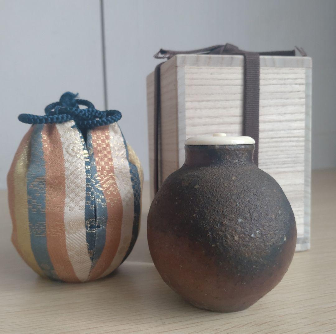 【人間国宝　最上位】藤原雄　備前茶碗　共箱　栞付　金重陶陽　山本陶秀　伊勢崎淳