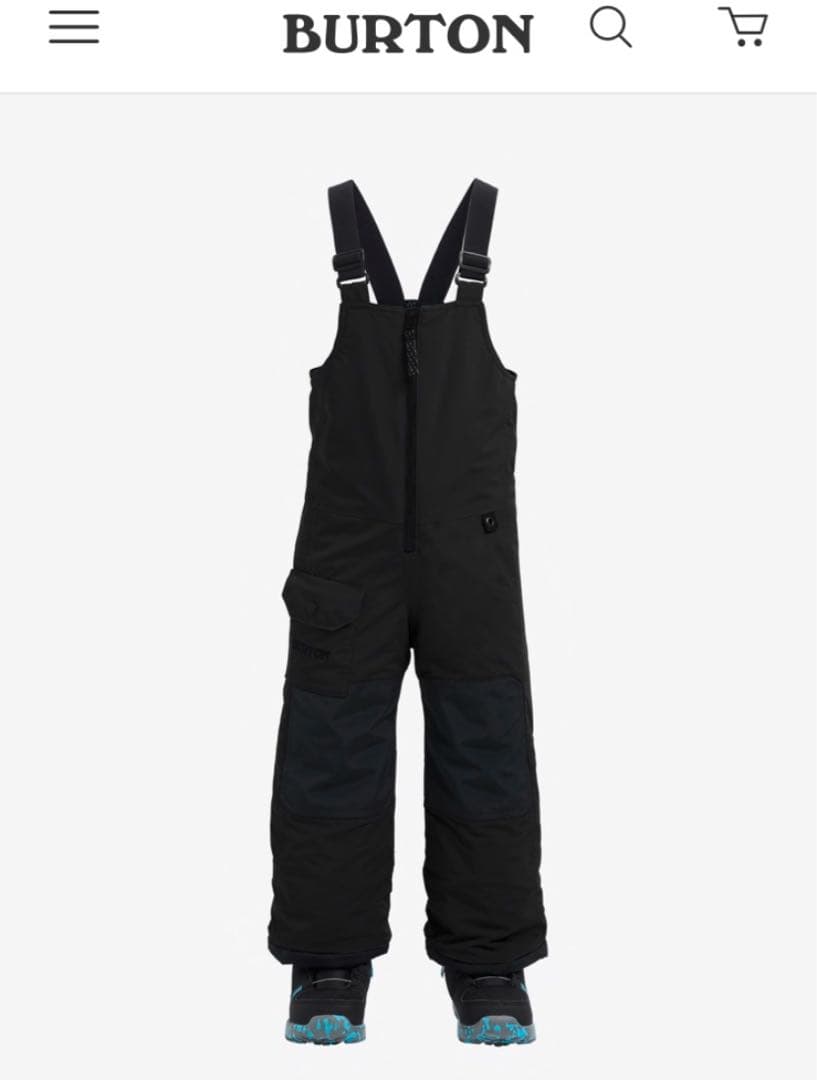 BURTON トドラー 2Tキッズ スノーボードウェア (美品上下セット販売)