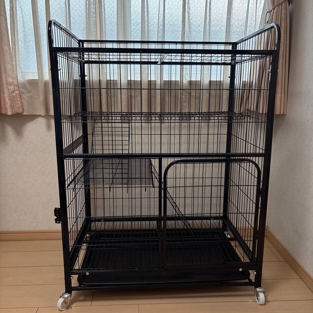 大型ブラックキャットケージ