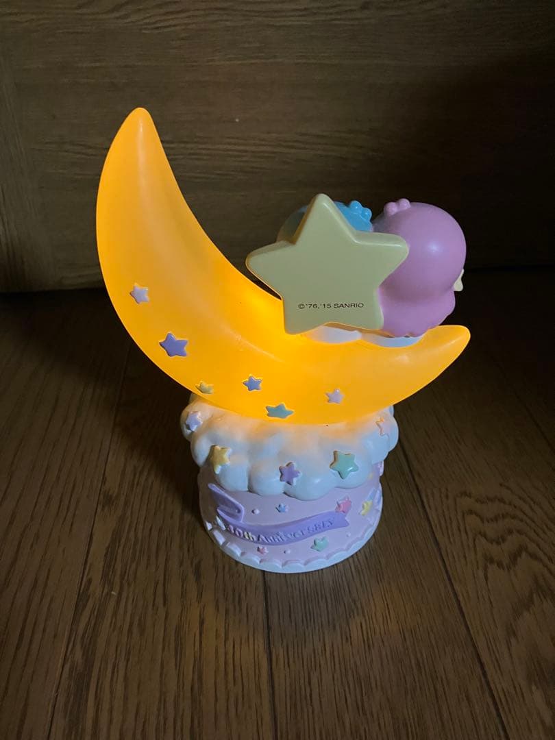サンリオ リトルツインスターズ 10周年記念フィギュア ライト付き 置物