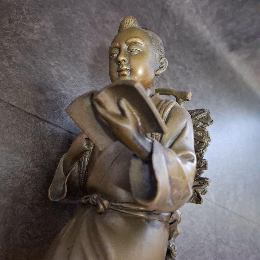 二宮金次郎　二宮金次郎像　オブジェ　置物アンティーク　骨董品