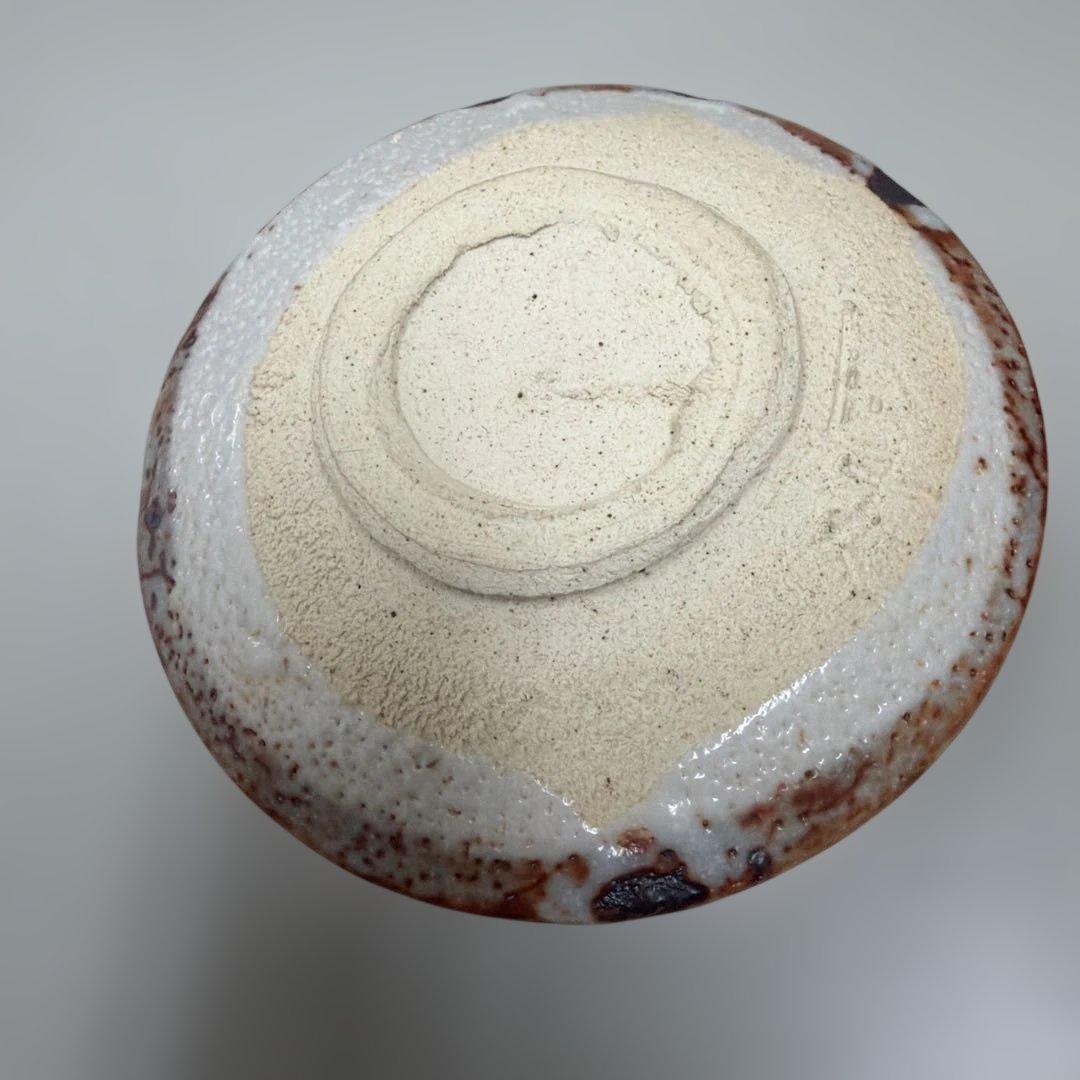 抹茶茶碗 [加藤寿逸] 乾山写 鼠志野焼 共箱（作家自筆箱書き・落款入）付