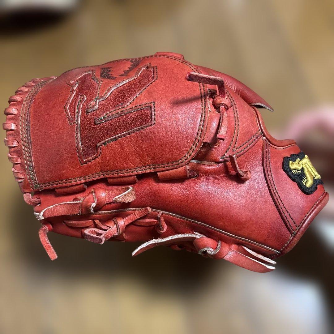 タイシークラフト 左 投手用 赤 グローブ 硬式