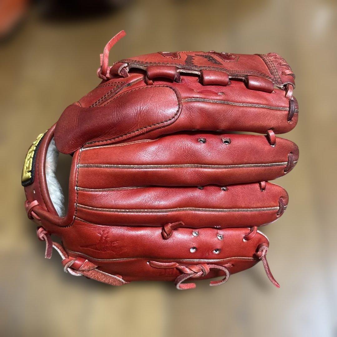 タイシークラフト 左 投手用 赤 グローブ 硬式