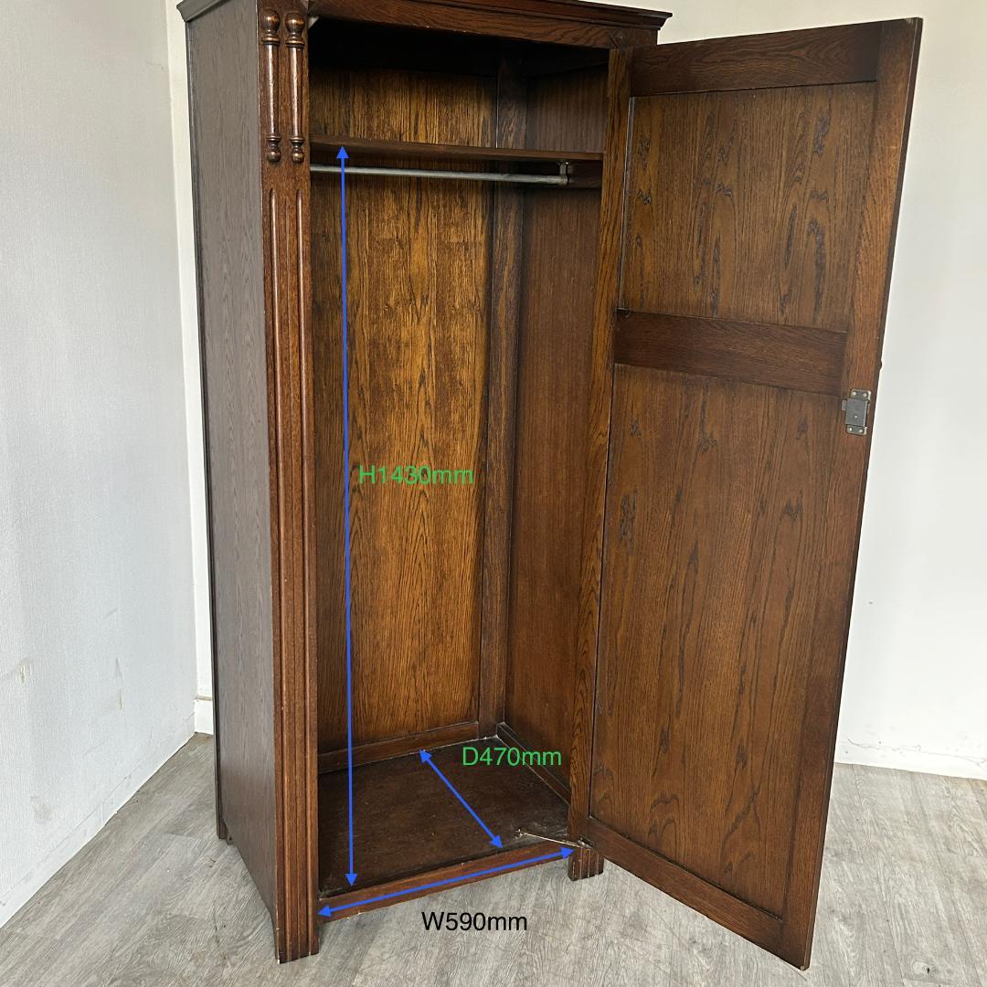 イギリス アンティーク家具 ホールローブ ワードローブ 1930年頃 757A