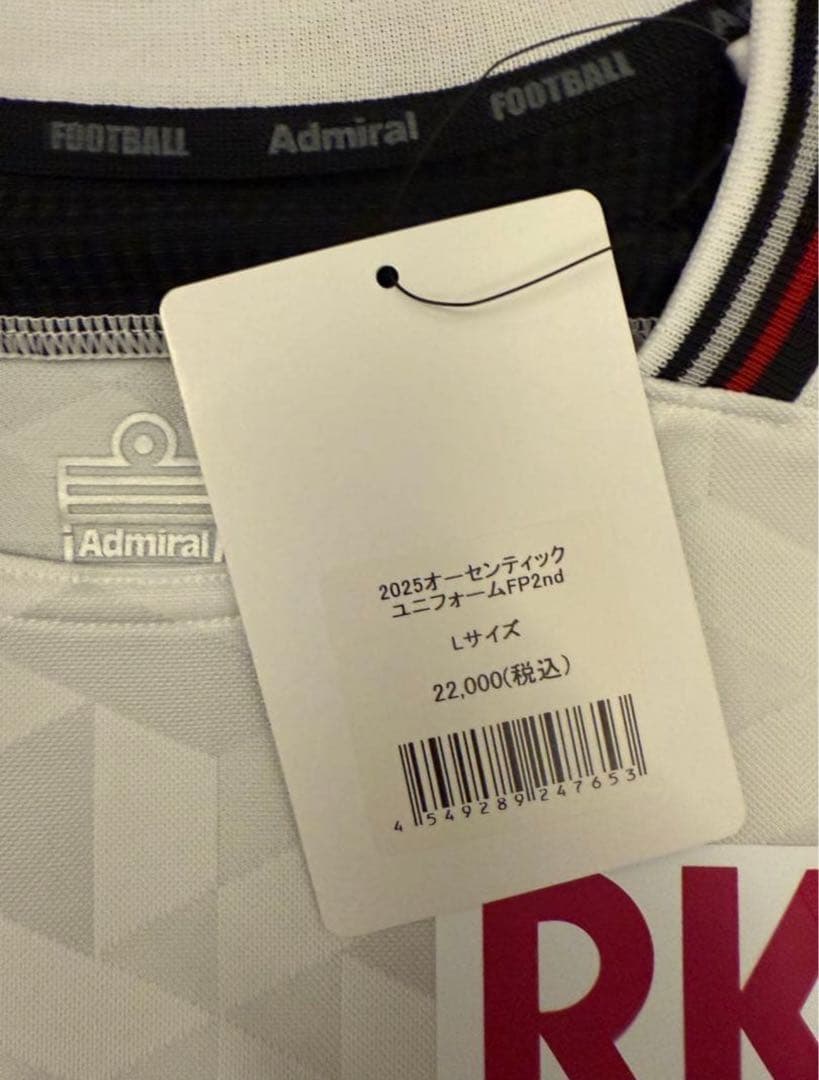 【新品】ロアッソ熊本 2025 ユニフォーム　2nd Lサイズ アウェイ