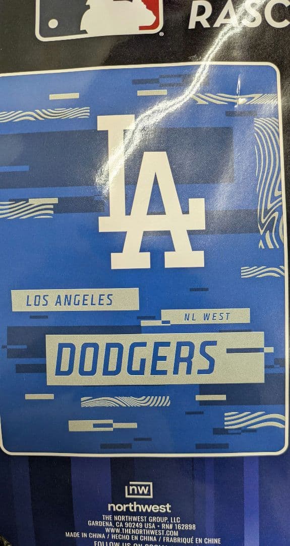 WS出場セール! MLB ロサンゼルス・ドジャース 大谷翔平　毛布　公式　新品