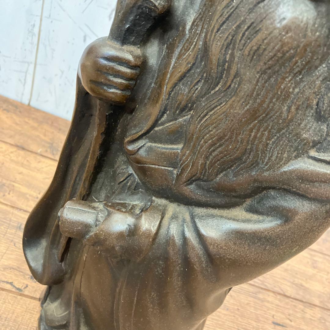 昭和レトロ 焼物 長老寿 老人 置物 オブジェ インテリア レトロ