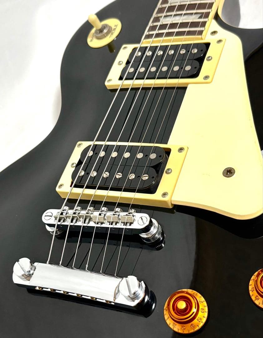 【新品弦張替済】Epiphone レスポールスタンダード エボニー Gibson