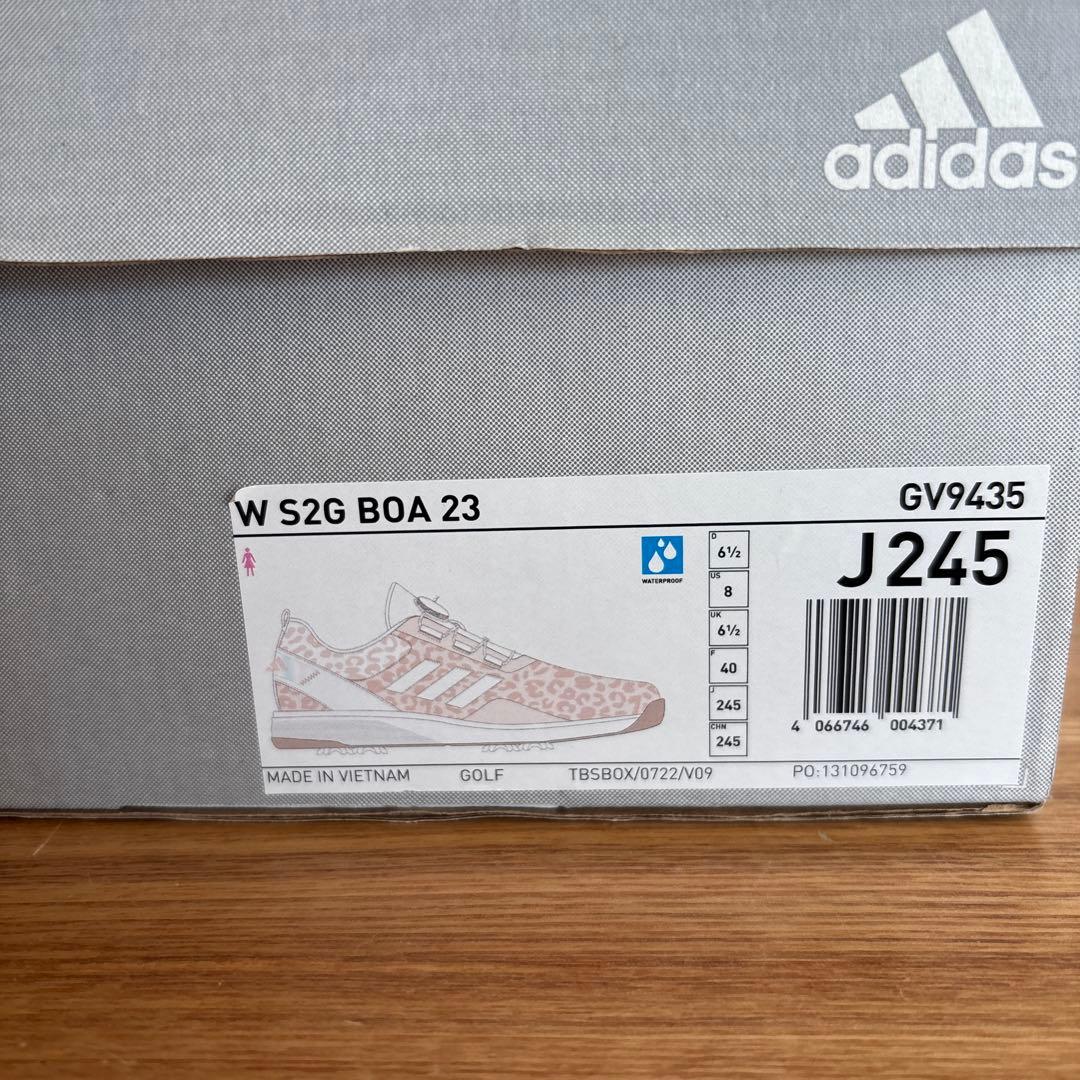24.5cm　アディダス　ゴルフ　スパイク　GV9435　S2G ボア 23