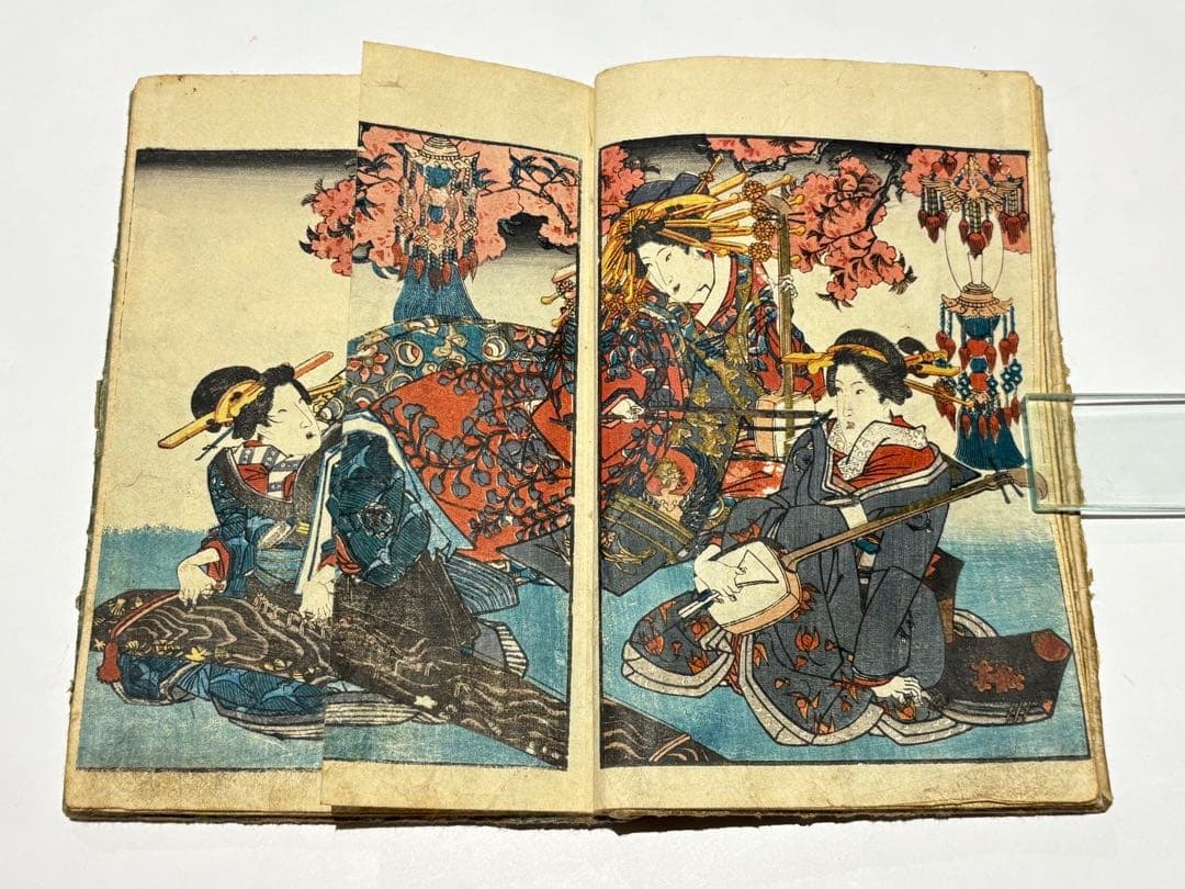 「春色松の栄 上ノ巻」歌川国芳画 女好庵主人作 1冊|春画 艶本 浮世絵 和本