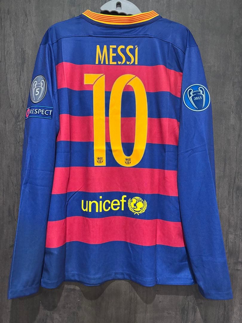 メッシ　バルセロナ　ユニフォーム　長袖