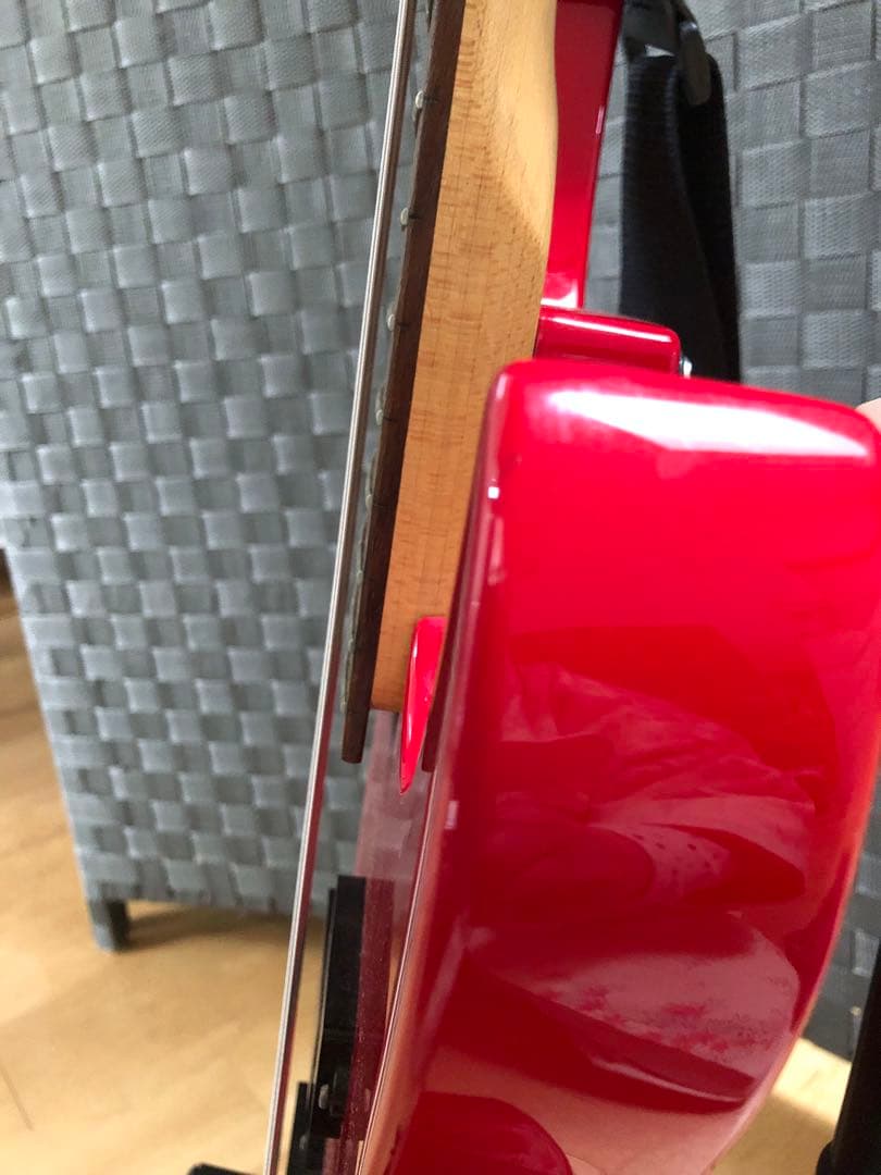 Cobran f-a1 楽器店メンテナンス済 ベースギター 赤