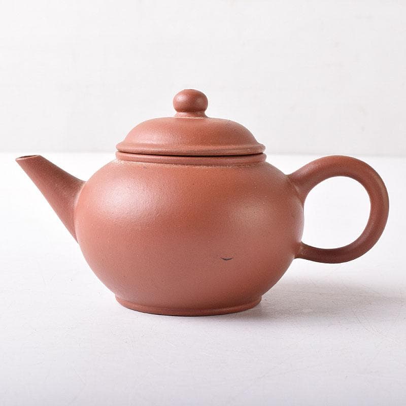 中国　荊渓恵孟臣製　 紫砂　朱泥　急須　茶壷　V　R8274