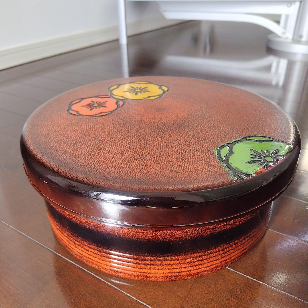 未使用極美品！昭和レトロ当時物 茶櫃 茶ひつ 木製