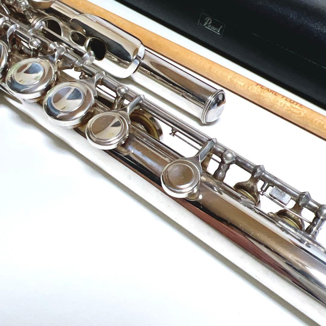 【美品】Pearl PF-501 フルート パール　鏡面仕上げ　Eメカ