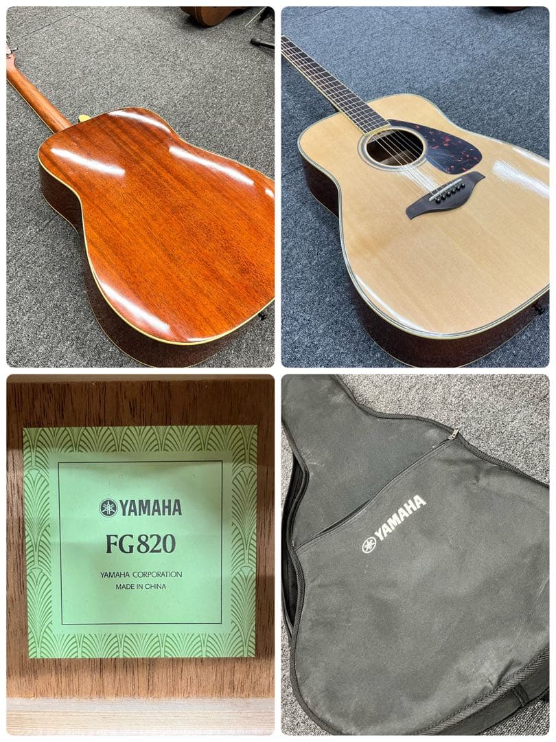 【11565】YAMAHA FG820 アコースティックギター ナチュラル