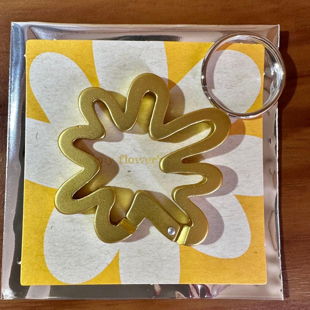 【新品未使用】藤井風　花　カラビナ　ゴールド