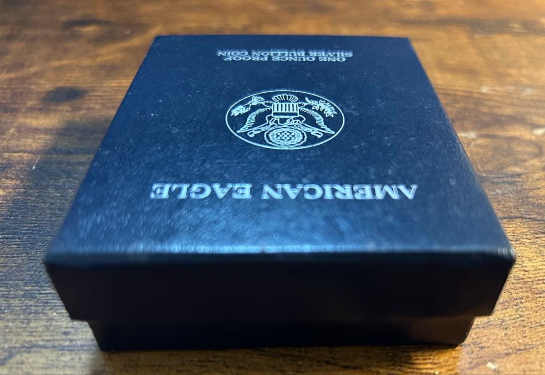 【超美品・付属完備】2001年 アメリカンイーグル銀貨 プルーフ 1oz 純銀