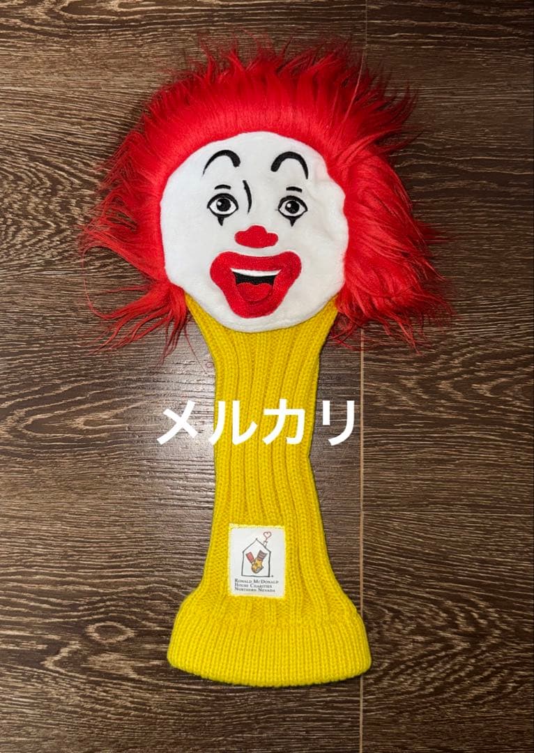 アメリカ ゴルフヘッドカバー マクドナルド ロナルド ぬいぐるみ 非売品 激レア