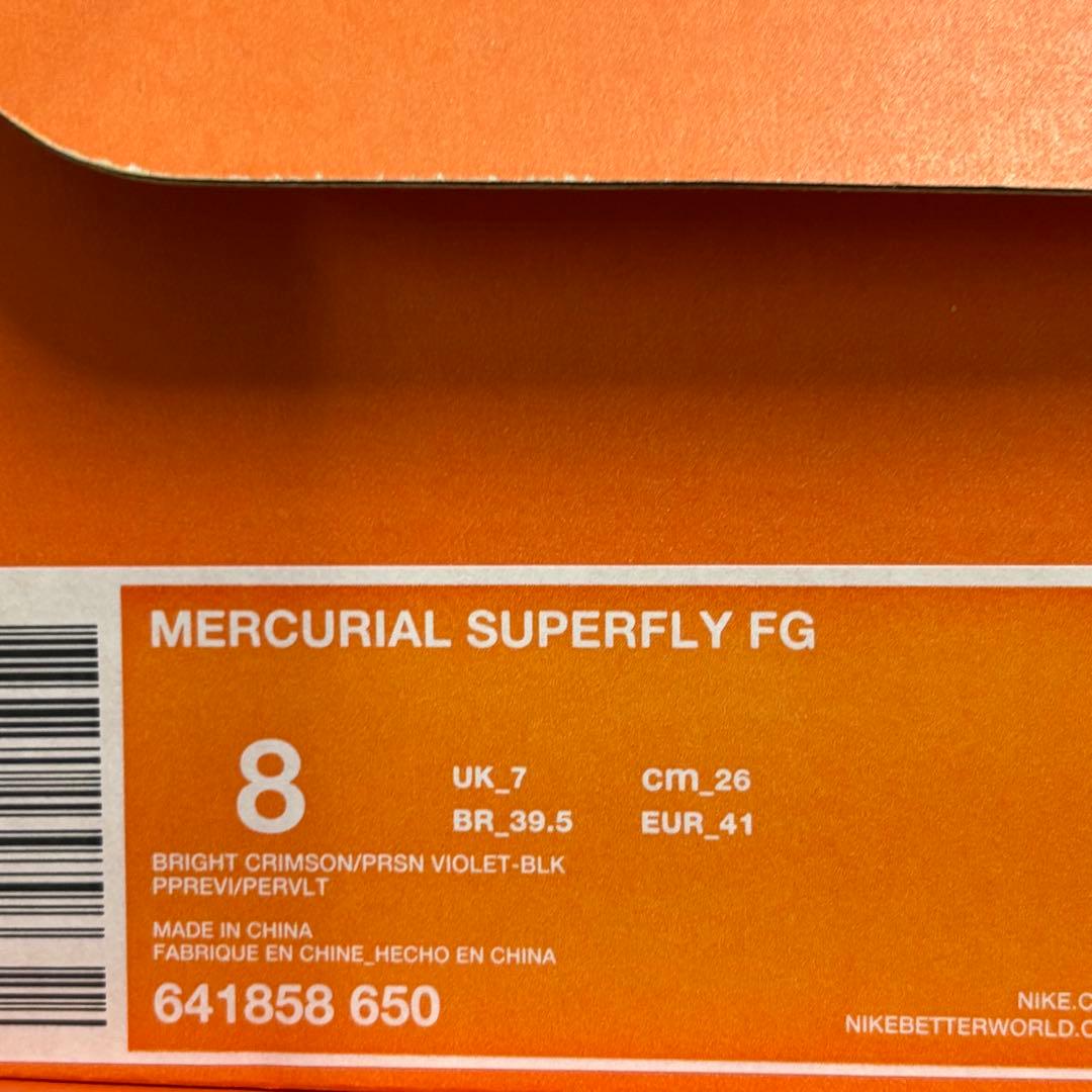 NIKE Mercurial Superfly Ⅳ FG 26cm