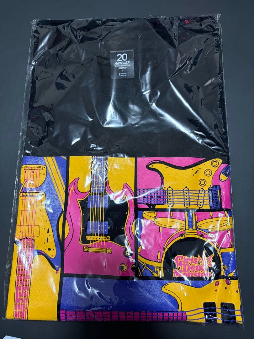 ガルデモ 結束バンド コラボTシャツ ブラック フリーサイズ AB ぼざろ